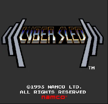 Cyber Sled screen shot title